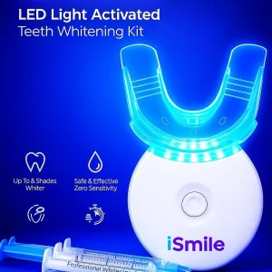 LED Teeth Whitening Kit with UV Lamp